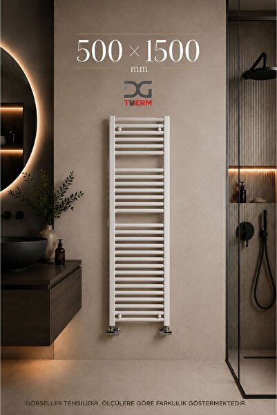 500*1500 Beyaz Havlupan 50*150 cm Banyo Havlupanı 21 Borulu