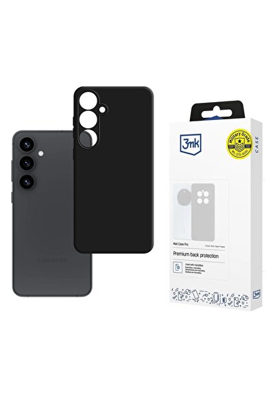 3MK Husă Matt Case Pro TPU pentru Samsung Galaxy S25 Plus - Negru