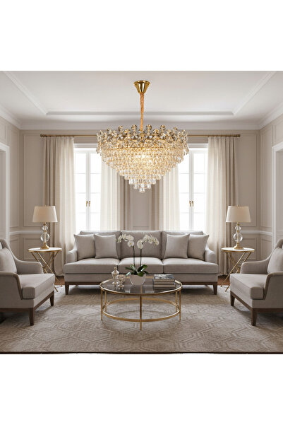 Alessandro DESIGN Candelabru Cristal ACE Regalis 22xE14, Diametru 80cm, Inalt...