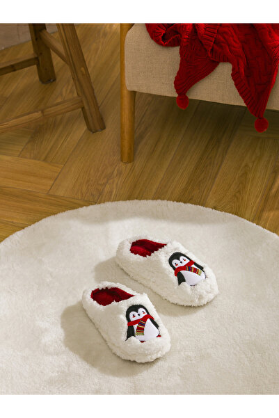 LC Waikiki Penguin Embroidered Home Slippers