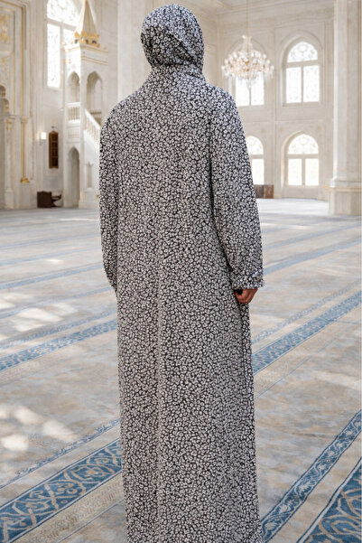Lagom Viscose One-Piece Prayer Dress with Bag - Beige Viscose - for Tall Sizes