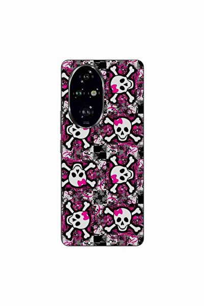 OEM Husa compatibila cu Honor 200 Pro Silicon Gel Tpu Model Pop Art Skeleton