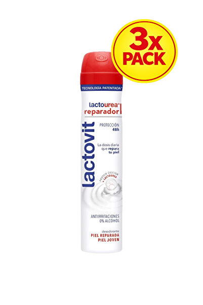 Lactovit 3x PACK Lactourea Deo Spray, 200 ml,