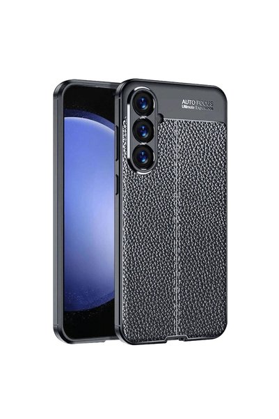 atastore2017 غطاء سامسونج جالاكسي A17 5G ذو التركيز التلقائي - أسود