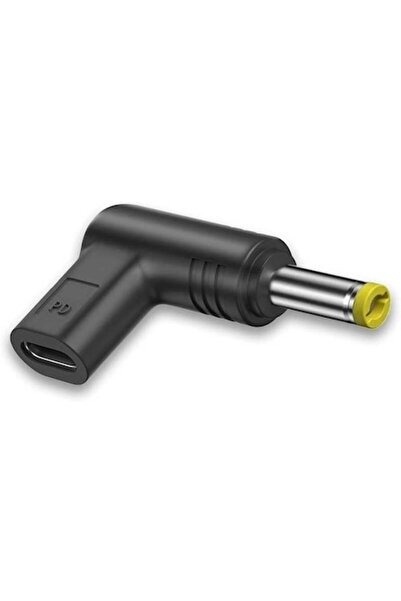 Dactylion Laptop power adapter, Dactylion, USB-C to DC 5.5x2.1mm, 12V, black