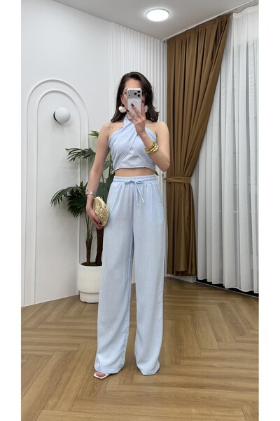 R-Style Linen Tie Suit