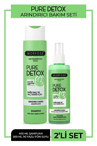 Morfose MetaMorfose Arındırıcı Saç Bakım Seti 400 ml Şampuan+200 ml Fön Suyu