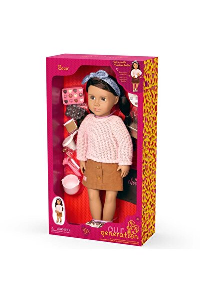 Our Generation Coco doll with chocolate workshop, Our Generation, 46 cm