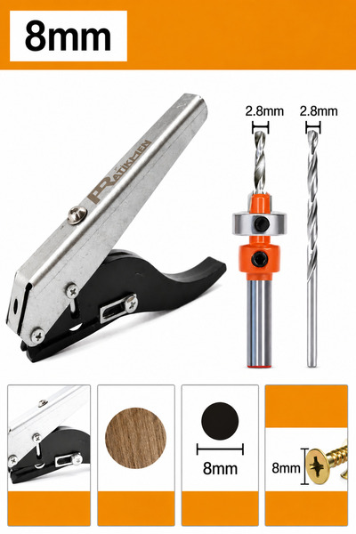 pratikmen Kenar Bandı Pvc ve Delme Pensesi 8 MM