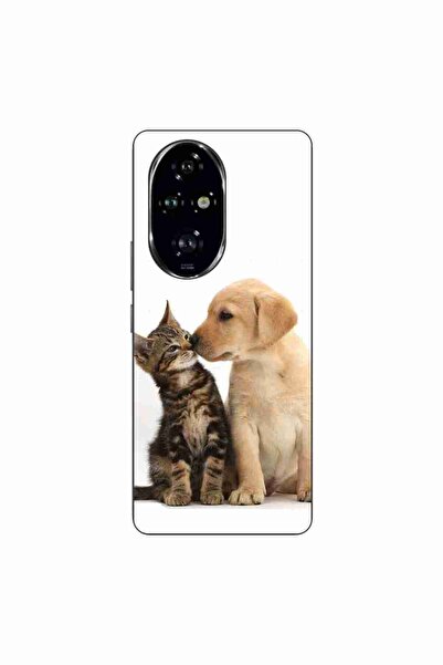 OEM Case compatible with Honor 200 Pro Silicone Gel Tpu Pattern Kitten Puppy ...