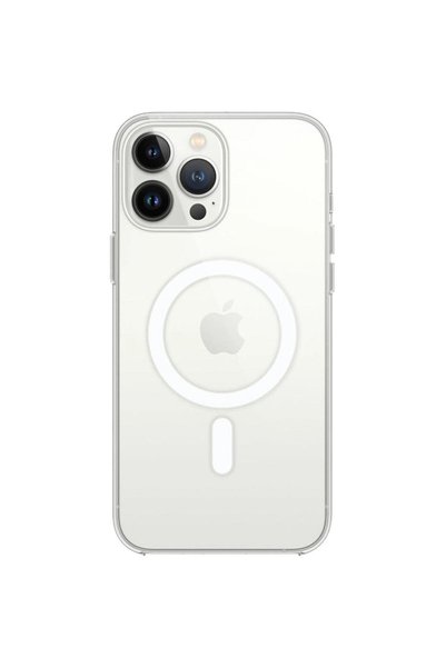 OEM Apple iPhone 15 Pro Case Magneticsafe Transparent Silicone - Transparent