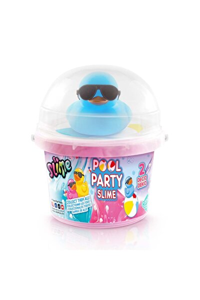 CRAZE Slime Playset, Sensations, Duck Pool Party, Blue