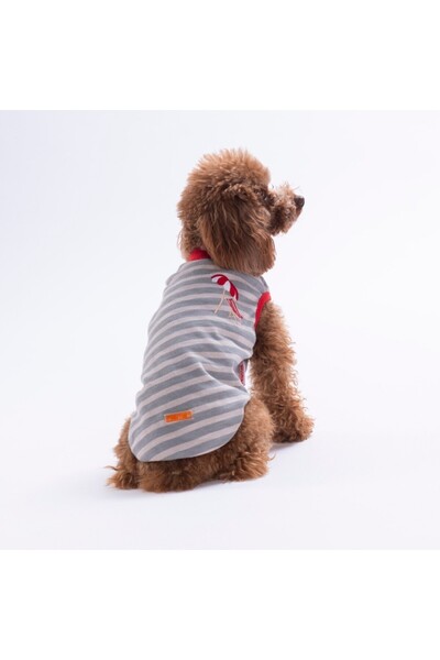 Pawstar Umbrella Embroline T-Shirt Cat Dog T-Shirt-Cat Dog Apparel