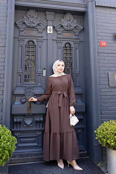 GÖZDE GİYİM Smooth lace dress