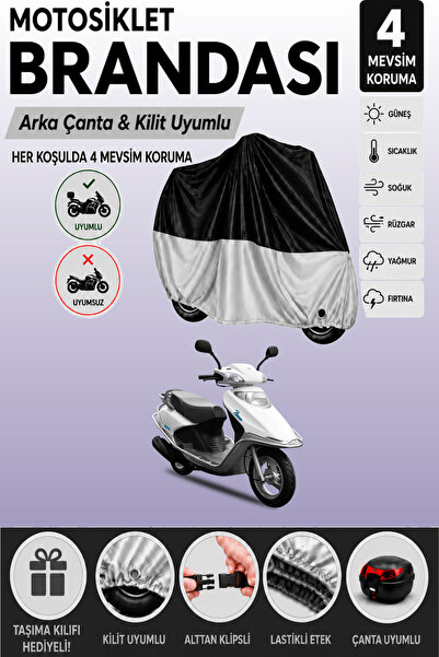 Cemku Double Black Top - Gray Bottom, Rear Bag Compatible Yuki Tb100T3E Picas...