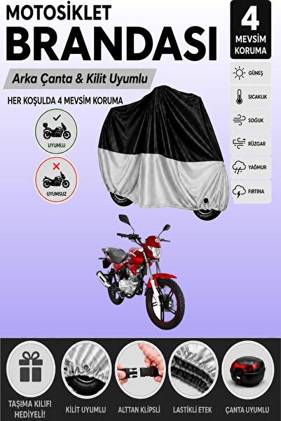 Cemku Double Black Top - Gray Bottom, Rear Bag Compatible Yuki Yk-162 Goldfox...