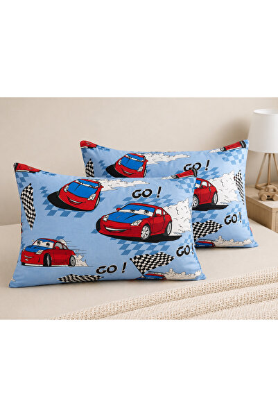 NURLATEX 2-Piece Pillowcase 50X70 Racing Cars