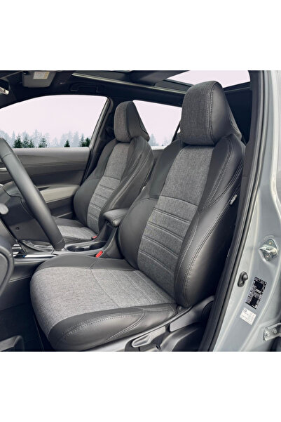 K-Design TOYOTA COROLLA CROSS Araca Özel Oto Koltuk Kılıfı - Keten ve 1.Kalit...