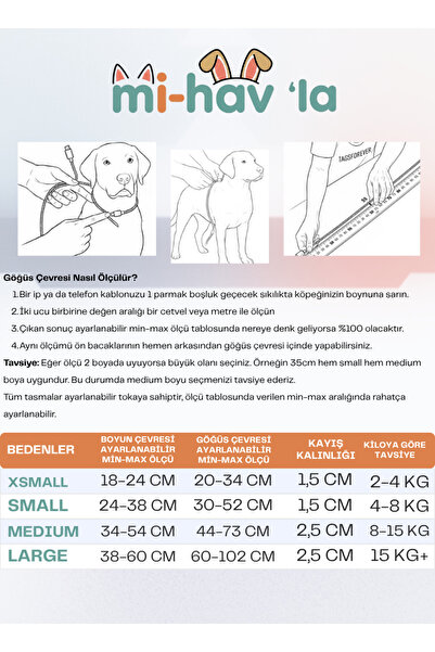 MİHAVLA Recycled Eco-Friendly H-Type Adjustable Cat and Dog Chest Harness (Planet Patterned)