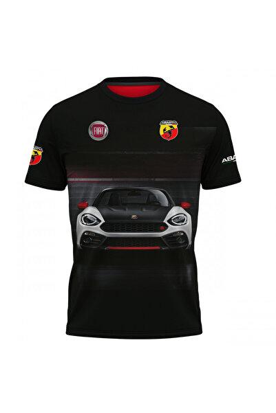 OEM Tricou barbati Abarth Fiat , maneca scurta multicolor D069