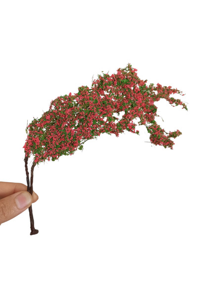 Foxart - Mimari Maket Diorama Minyatür Sarmaşık Yeşil - Kırmızı
