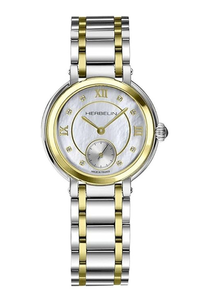 Michel Herbelin 10630BT59 Women's Analogue Quartz Watch with Stainless Steel ...