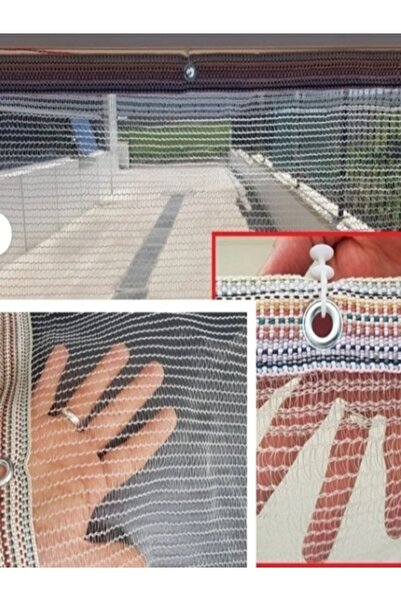 Ekodoğa Balkon Filesi 1,8x3,5 m Kedi Koruma Filesi Misina File Kuş Filesi Kuş...