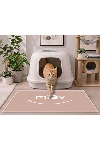 Harika bir ev KEDİ VE KÖPEK TUVALETİ KUMU PASPASI 40X50 CM HAYVAN MATI (MİAV)...