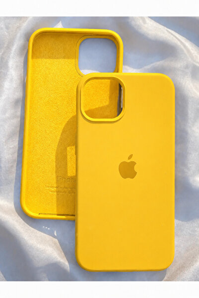 viyanc iPhone 13/14 Uyumlu Silikon İçi Kadife Lansman Telefon Kılıfı