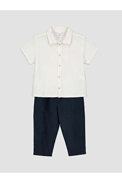 LC Waikiki Timeless Clothing & Timeless Choices Baby Boy Shirt and Pants Set