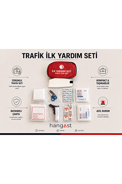 HANGAST Trafik İlk Yardım Seti Çantalı Müdahale Kiti