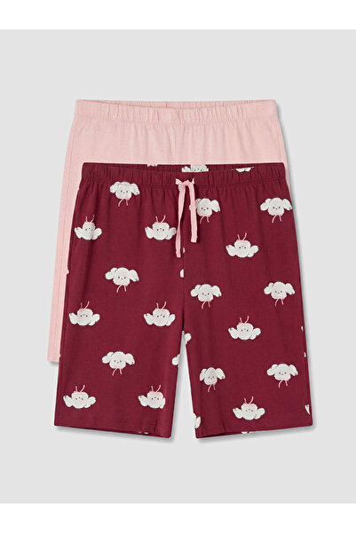 LC Waikiki GÜLİS STORE'DEN Ekru Desenli Kadın Pijama Altı 2'li