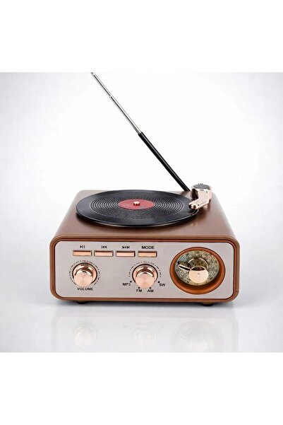 TRUVA Bluetooth Hoparlör ve Radyo Nostaljik Radyo Usb,Tf,Aux