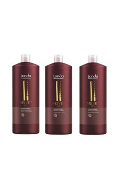 Londa Professional Pachet 3 x Balsam cu Ulei de Argan - Velvet Oil Conditione...
