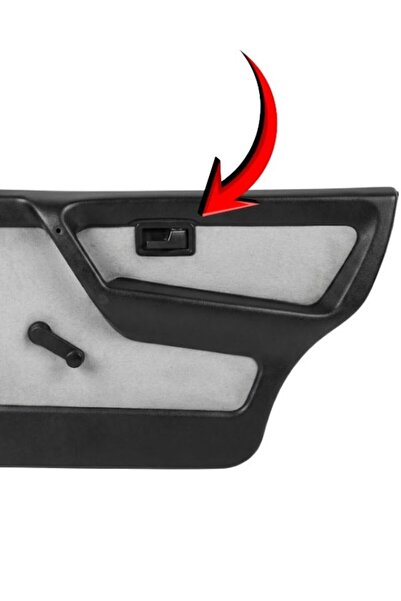 PARÇAMATİK Fiat Uno Kapı İç Açma Kolu Sağ Ön Sağ Arka Siyah OEM 5961723 Uyumlu