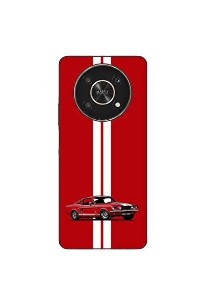 OEM Husa compatibila cu Honor X30 Silicon Gel Tpu Model Red Mustang