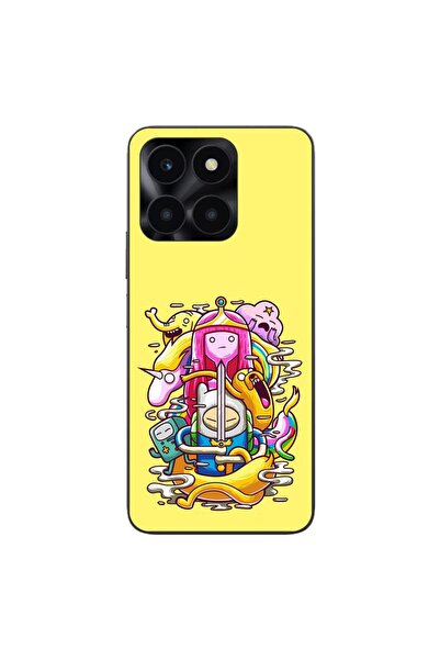 OEM Case compatible with Honor X6a Silicone Gel Tpu Pattern Adventure Time Po...