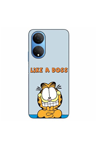 OEM Husa compatibila cu Honor X7 Silicon Gel Tpu Model Garfield Like A Boss