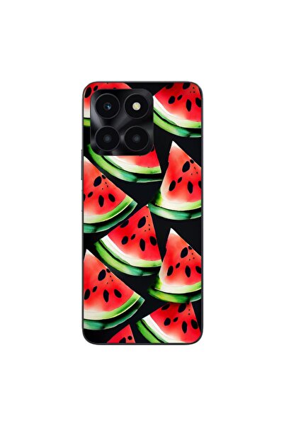 OEM Husa compatibila cu Honor X6a Silicon Gel Tpu Model Watermelon Slices