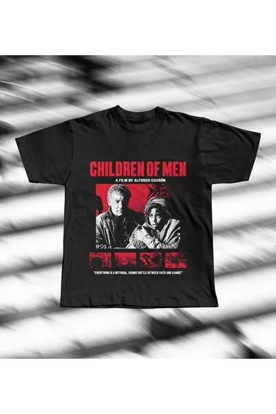 Grafftee Clothing Tricou oversize unisex cu imprimeu Children of Men