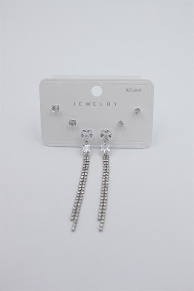 atastore2017 Multiple Set Earrings - Silver