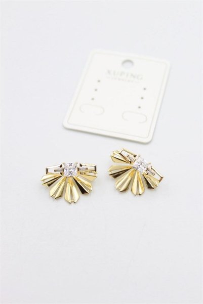 Ethab Ticaret Glb-stl41414 stone earrings - gold