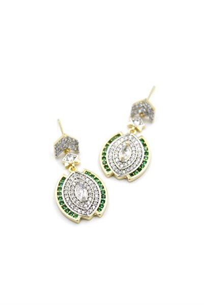 atastore2017 Jewelled Earrings - Green