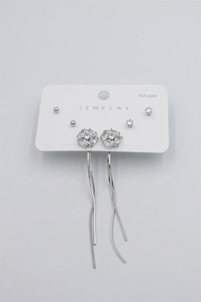atastore2017 Multiple Set Earrings - Silver