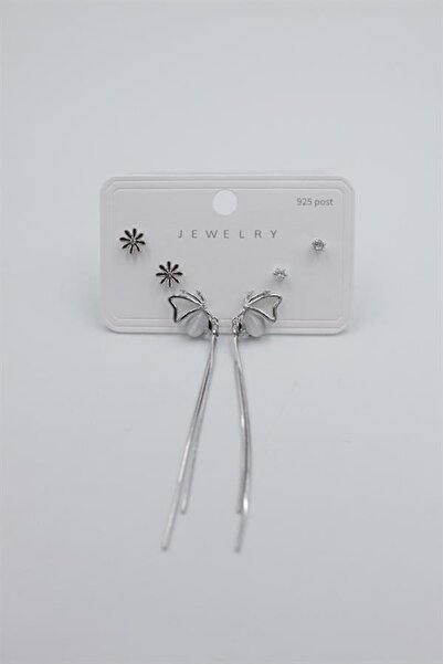 atastore2017 Multiple Set Earrings - Silver