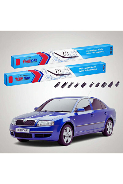 TEAMCAR Skoda Superb 3U4 2004-2008 Ștergătoare |   Set plat frontal – TeamCar ®