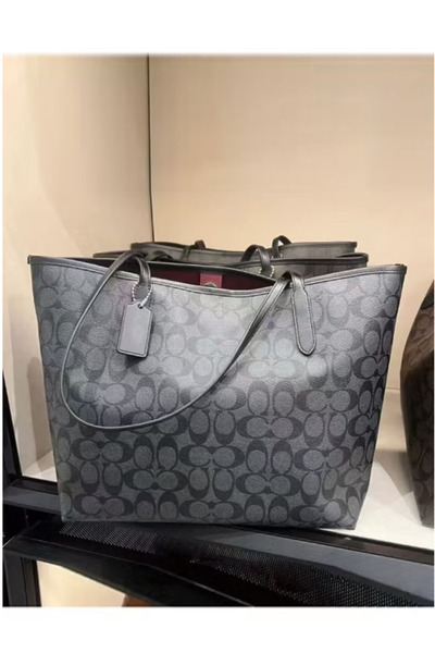 COACHOU A26 City Tote Bag, Signature Print, Women's Fashion, Multifunctional,...