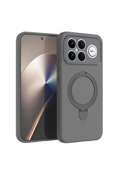 Microsonic Case Aura Stand Magsafe Gray Compatible with Poco F8 Ultra