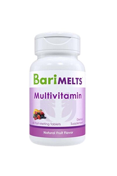 BariMelts Pack Of 60 Multivitamin Tablets, Natural Fruit Flavor
