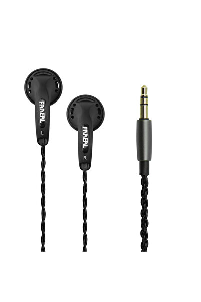 Choice10 BK Wire Black No Mic FAAEAL Earphones Iris 2.0 In Ear Earbuds 3.5mm ...